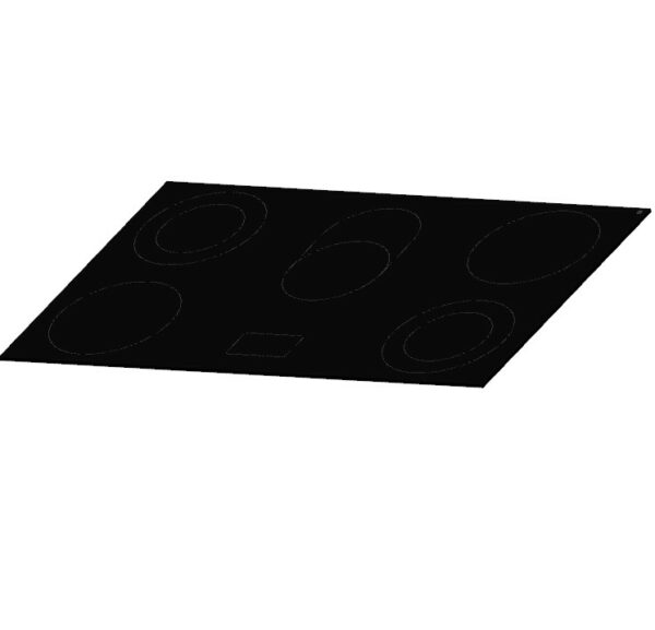 VITRE POUR 5 FOYERS VITRO