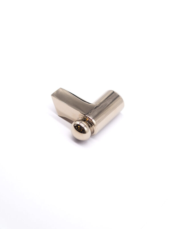 POIGNEE DE PORTE DE FOUR DROITE NICKEL – Image 2